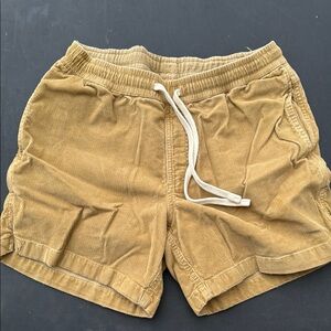 Men's Tan Corduroy Shorts